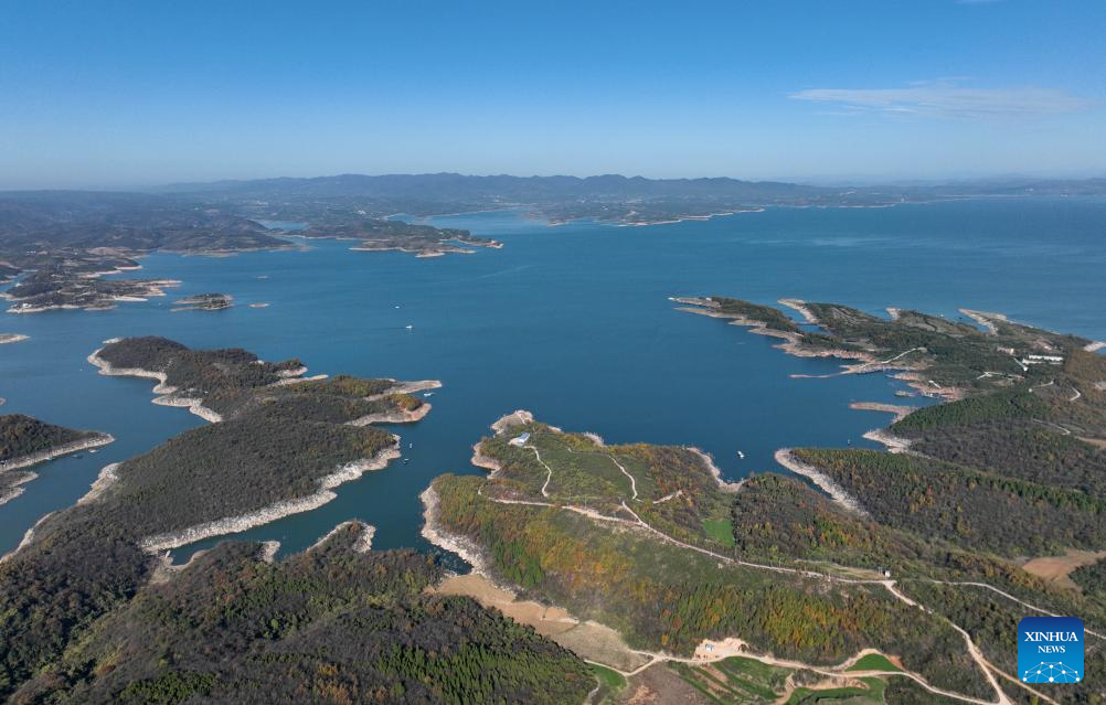 View of Danjiangkou Dam, beginning of China's South-to-North Water Diversion Project middle route