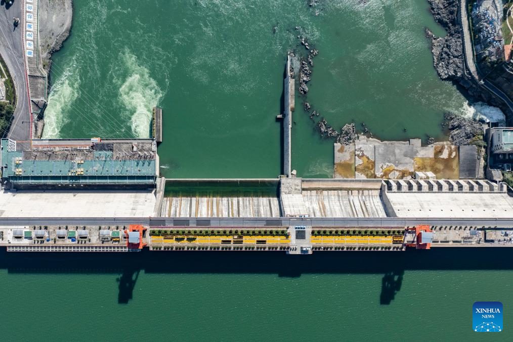 View of Danjiangkou Dam, beginning of China's South-to-North Water Diversion Project middle route