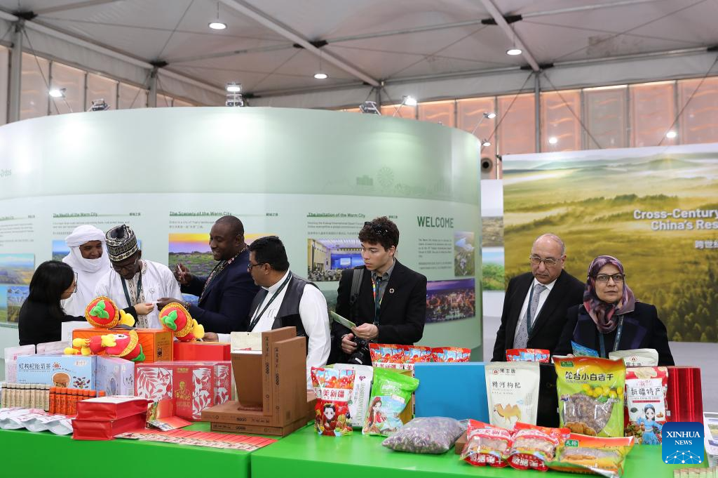 China Pavilion opens at UN conference on desertification held in Riyadh