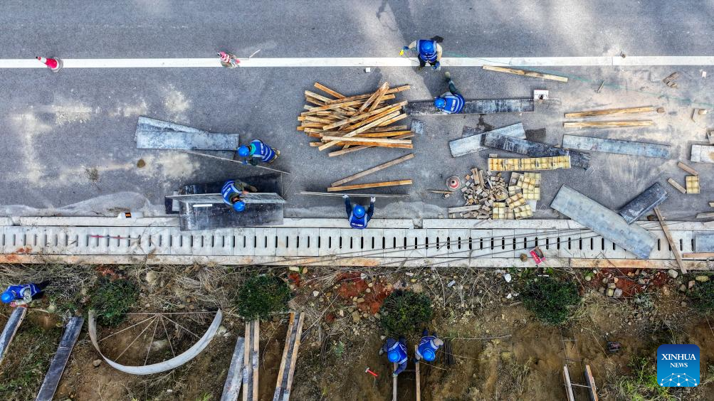 Transportation infrastructure projects under construction in China's Yunnan