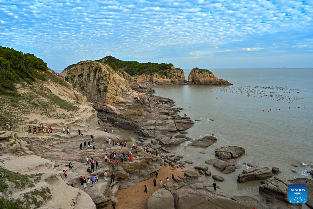 Seaside scenery of Xiapu County in China's Fujian