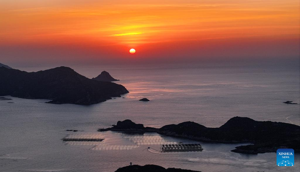 Seaside scenery of Xiapu County in China's Fujian