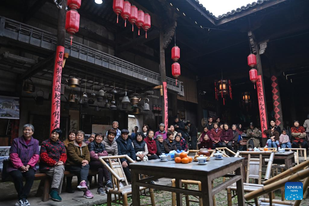 Shen'ao Village showcases cultural heritage and traditional performances in Zhejiang