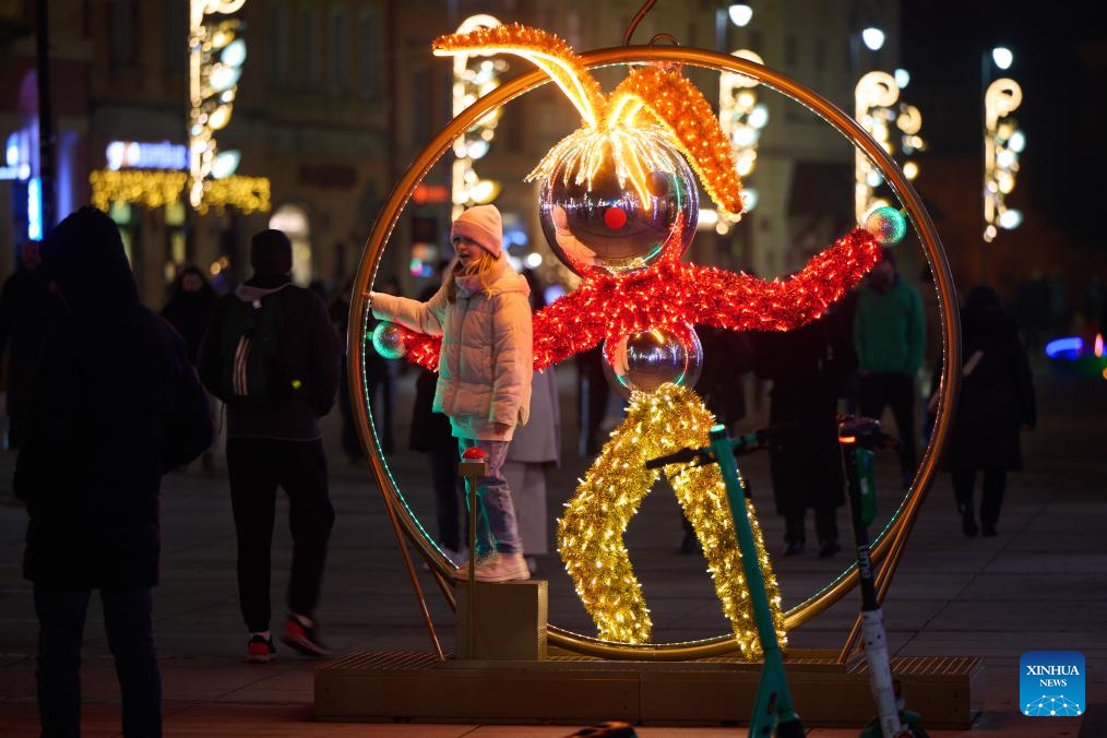 In pics: light decorations in Warsaw, Poland