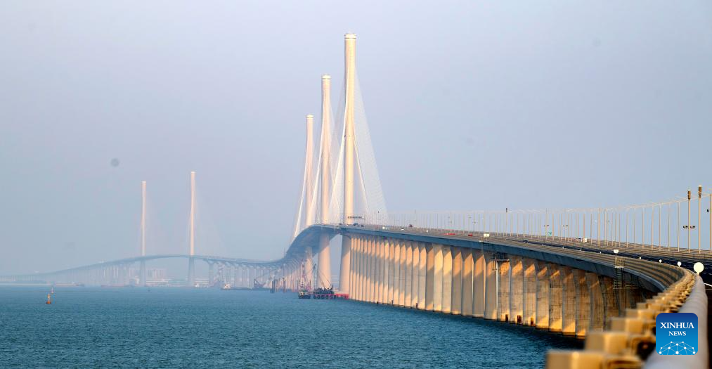 Huangmao Sea Channel Bridge in Guangdong to open to traffic in December