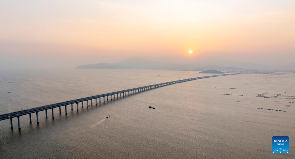 Huangmao Sea Channel Bridge in Guangdong to open to traffic in December