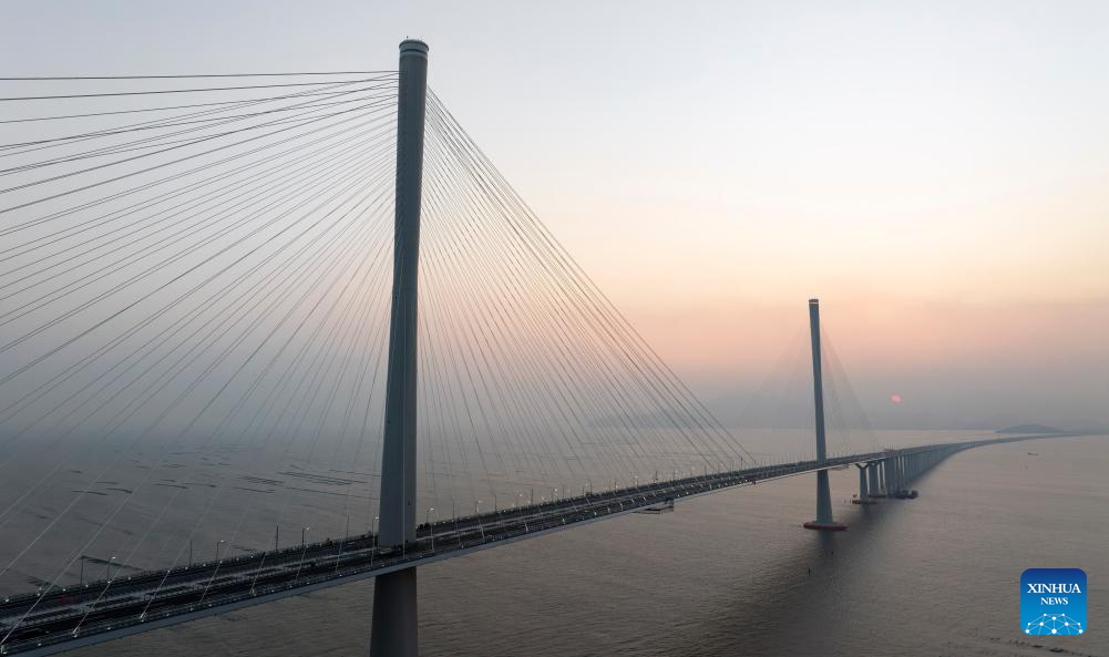 Huangmao Sea Channel Bridge in Guangdong to open to traffic in December