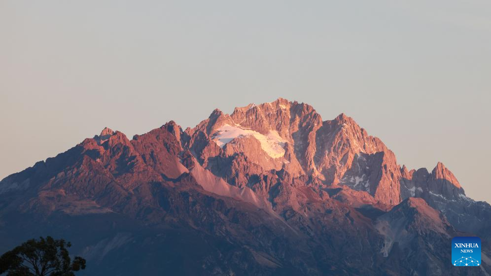 Scenery of Yulong Snow Mountain in Lijiang City, China's Yunnan