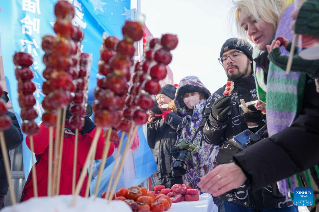 5th ice collecting festival kicks off in Harbin, NE China