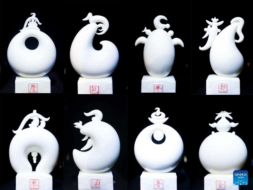 Porcelain artisan dedicates himself to innovation, development of Dehua porcelain in Fujian