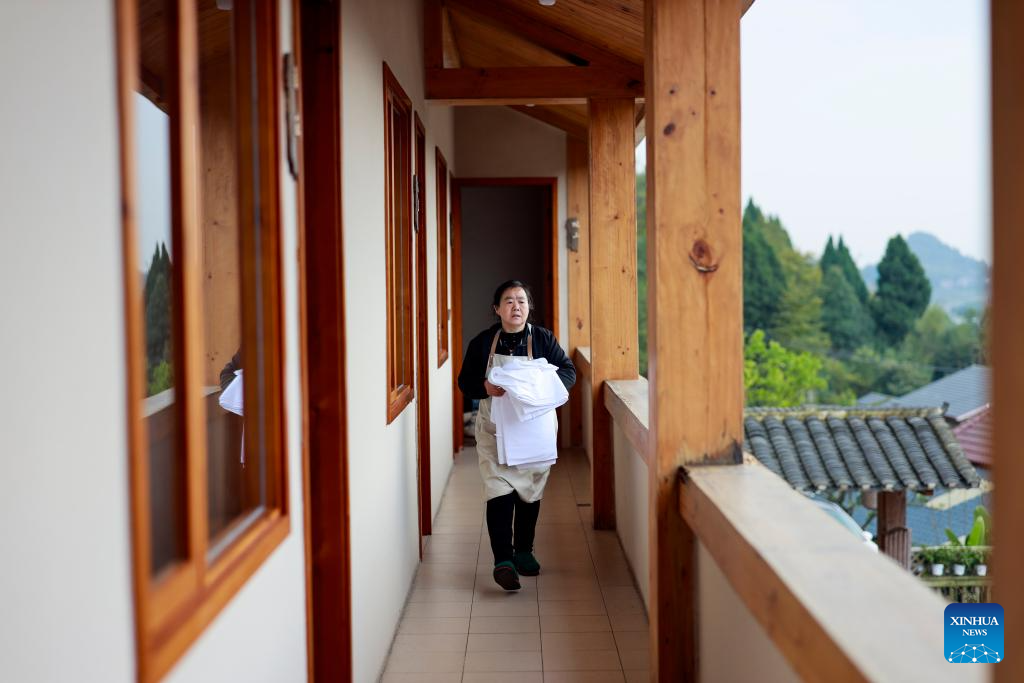 Chongqing's Tianfu Town transforms rural houses into thriving homestays