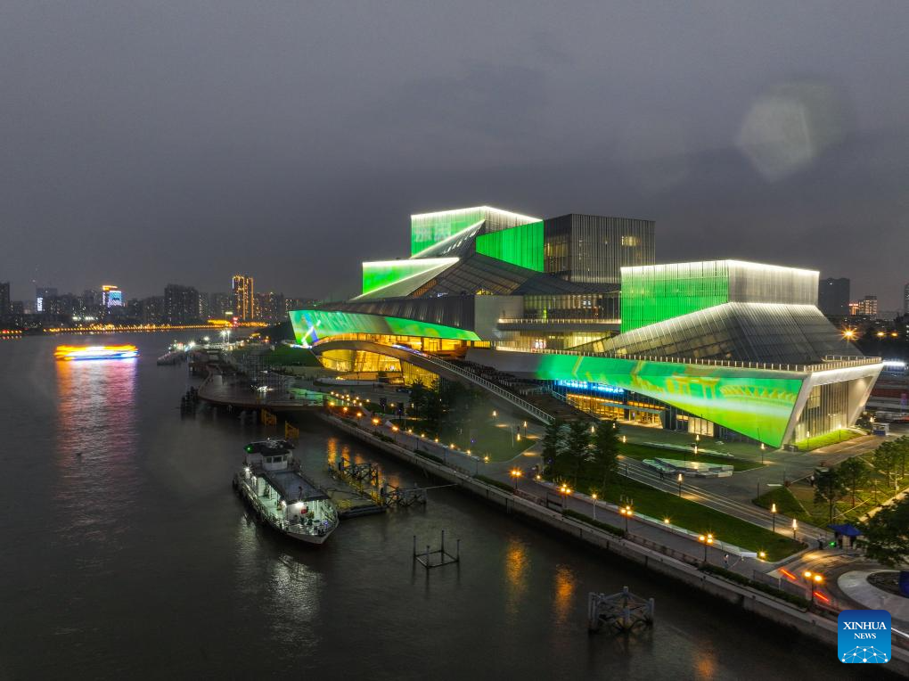 Guangzhou's Bai'etan Greater Bay Area Art Center becomes new cultural landmark