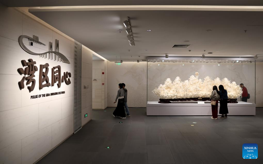 Guangzhou's Bai'etan Greater Bay Area Art Center becomes new cultural landmark