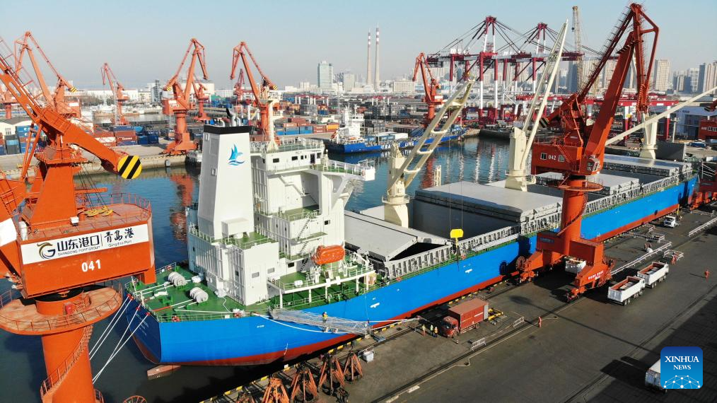 New direct shipping route between China, southeast Africa opens in E China's Qingdao