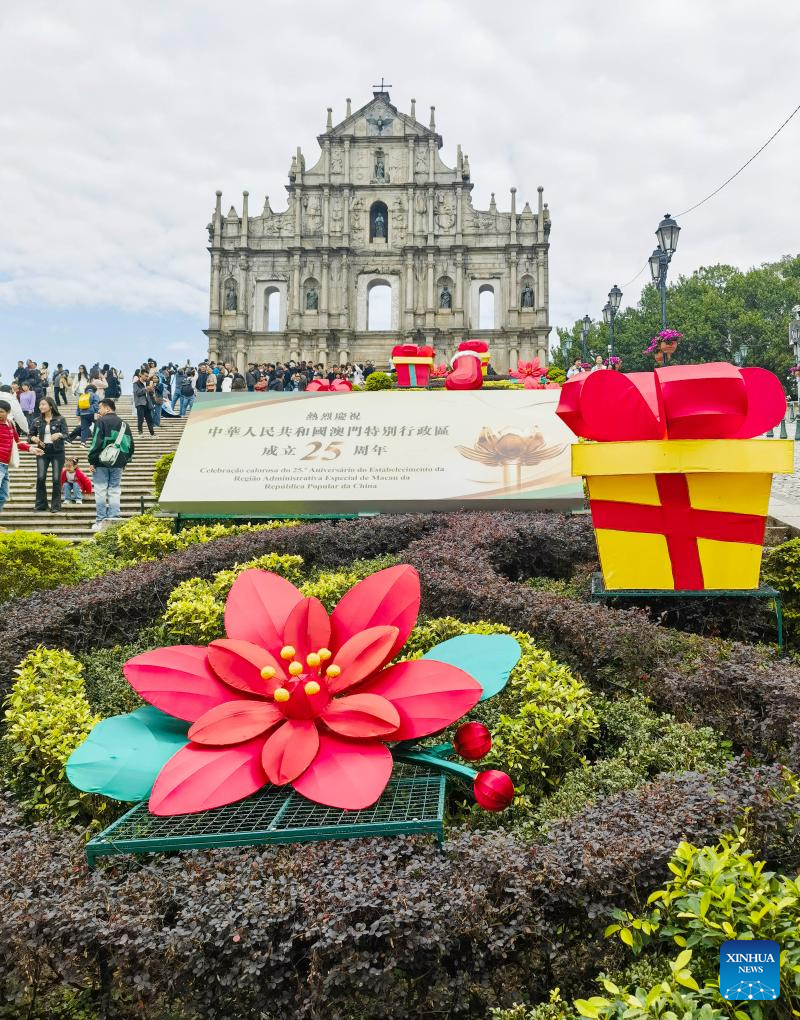 Celebratory mood in the air as Macao ready to mark 25th anniversary of returning to motherland