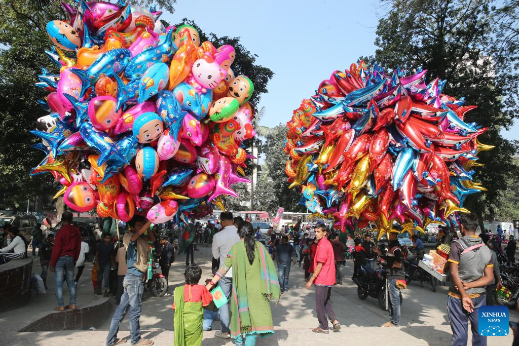 People celebrate Victory Day in Bangladesh