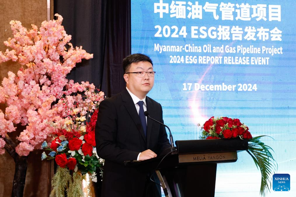 ESG report of China-Myanmar pipeline project unveiled