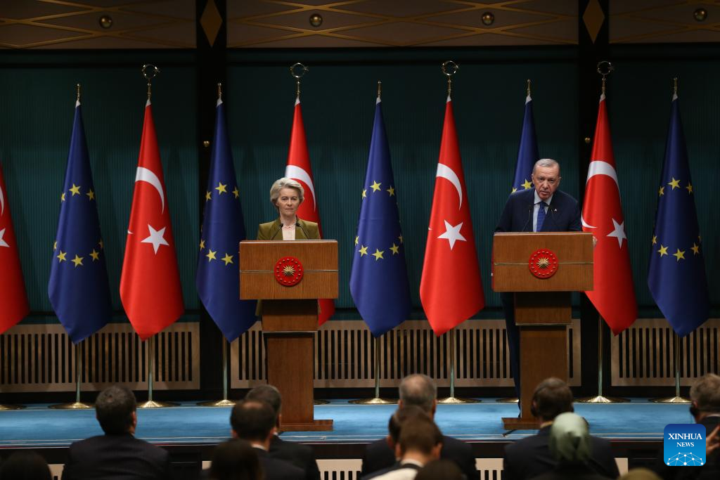 Turkish president urges EU to support Syrian refugees' return