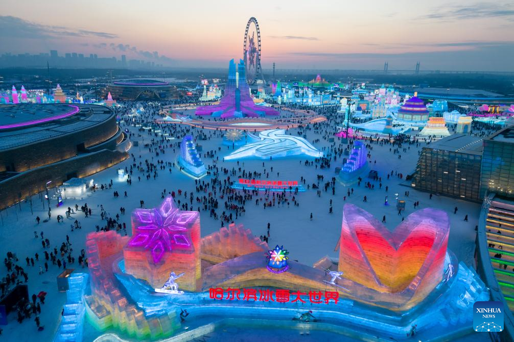 World's largest ice-and-snow theme park opens on Winter Solstice in China's 