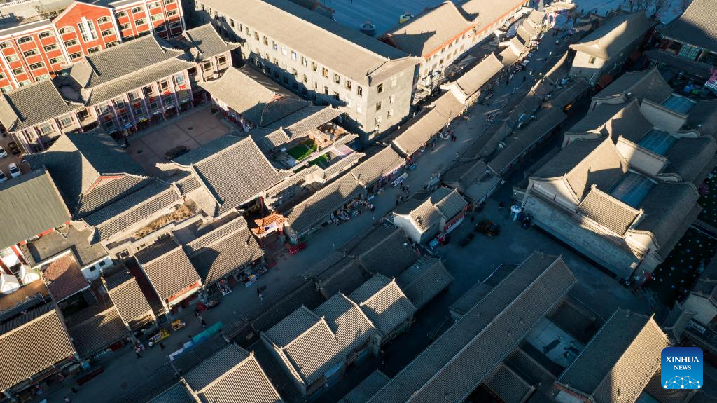 Cityscape of Hohhot in N China's Inner Mongolia