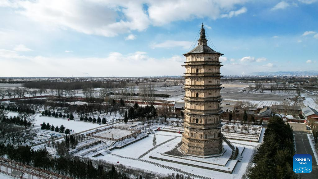 Cityscape of Hohhot in N China's Inner Mongolia