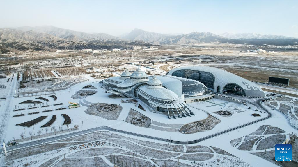 Cityscape of Hohhot in N China's Inner Mongolia