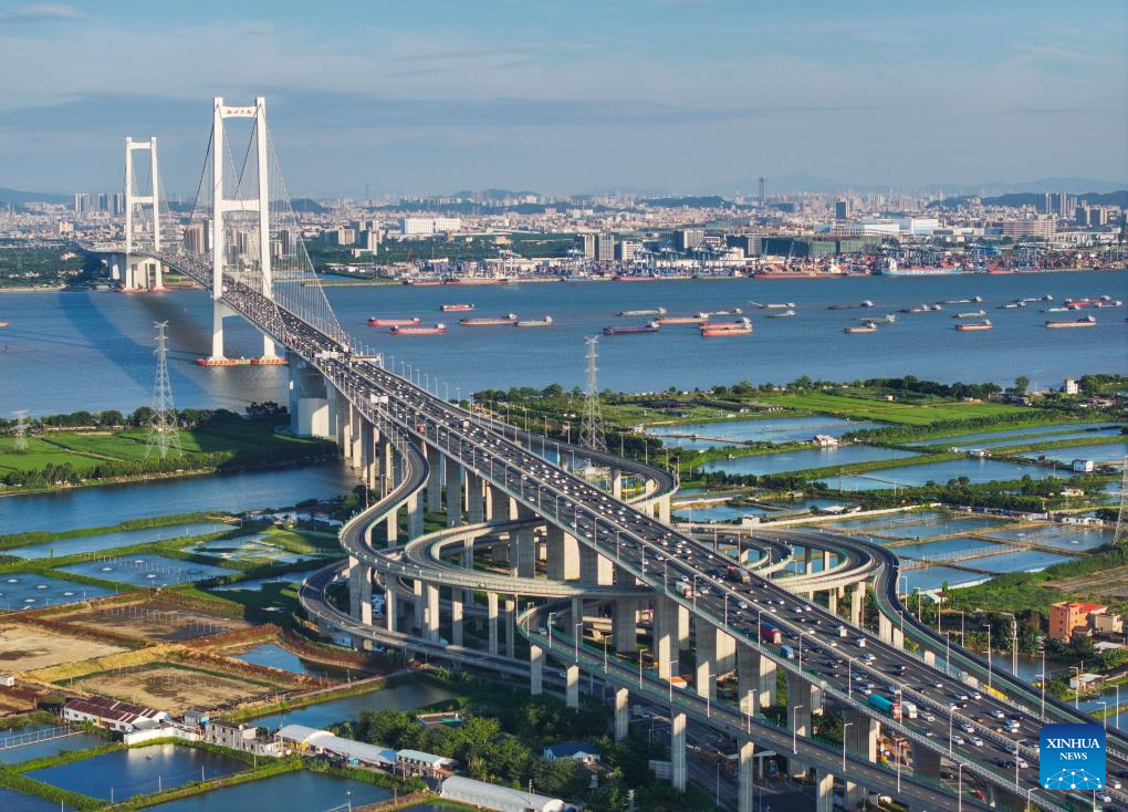 Aerial view of Guangdong-Hong Kong-Macao Greater Bay Area