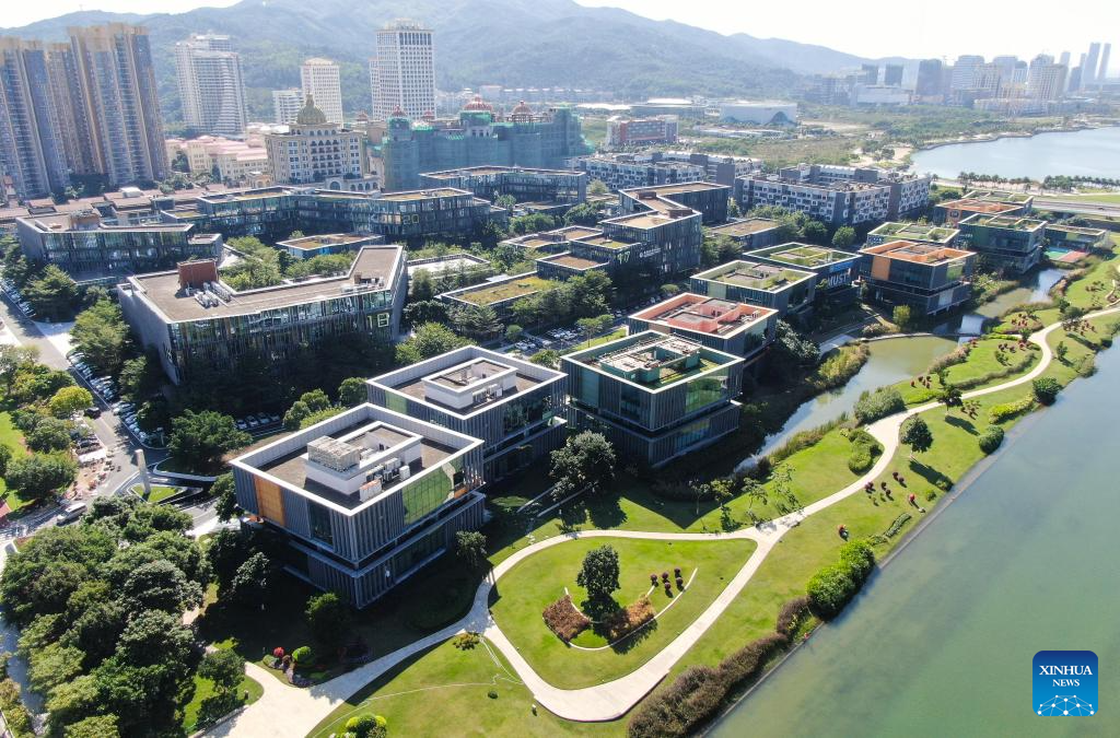 Aerial view of Guangdong-Hong Kong-Macao Greater Bay Area