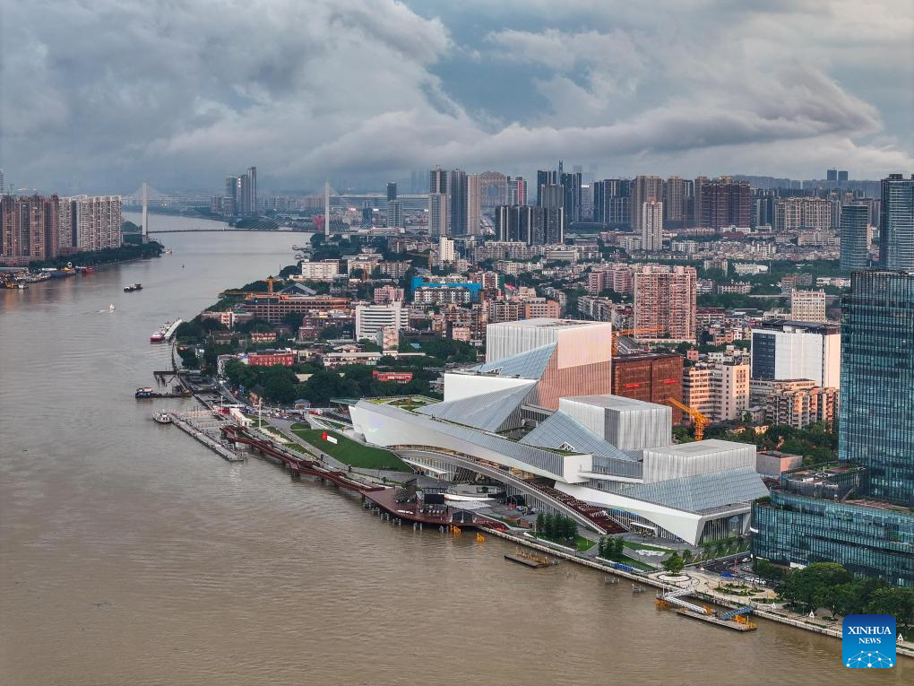 Aerial view of Guangdong-Hong Kong-Macao Greater Bay Area