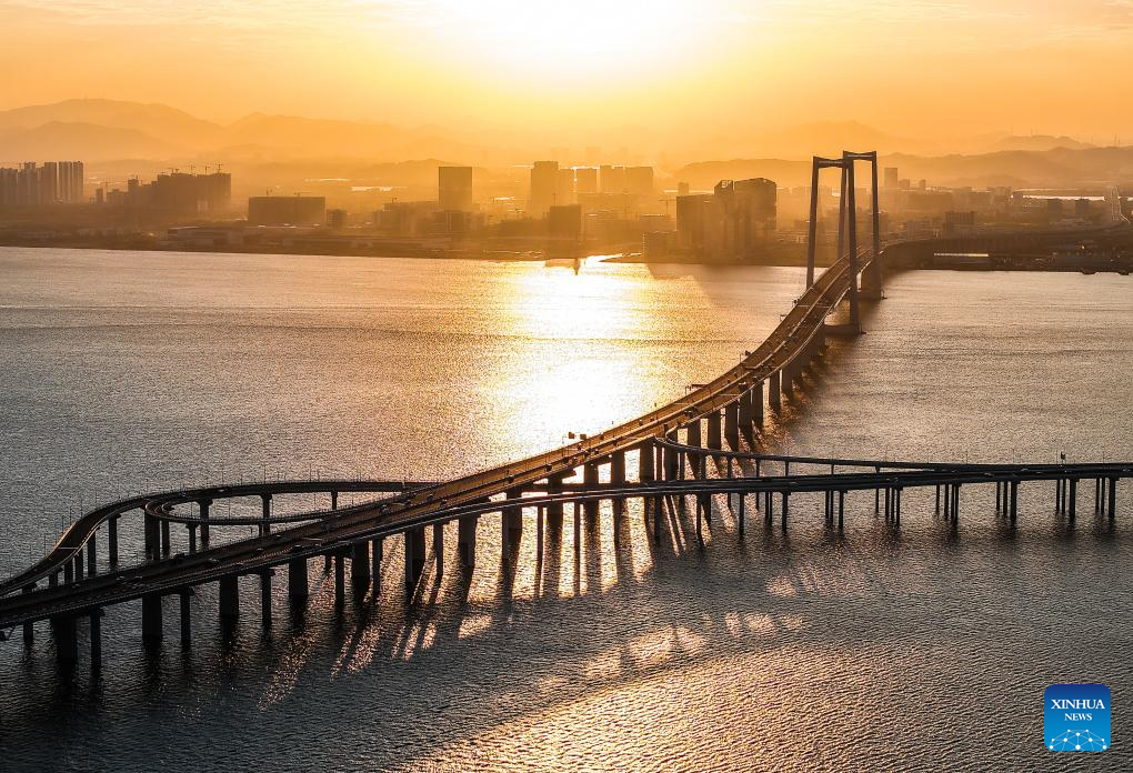 Aerial view of Guangdong-Hong Kong-Macao Greater Bay Area