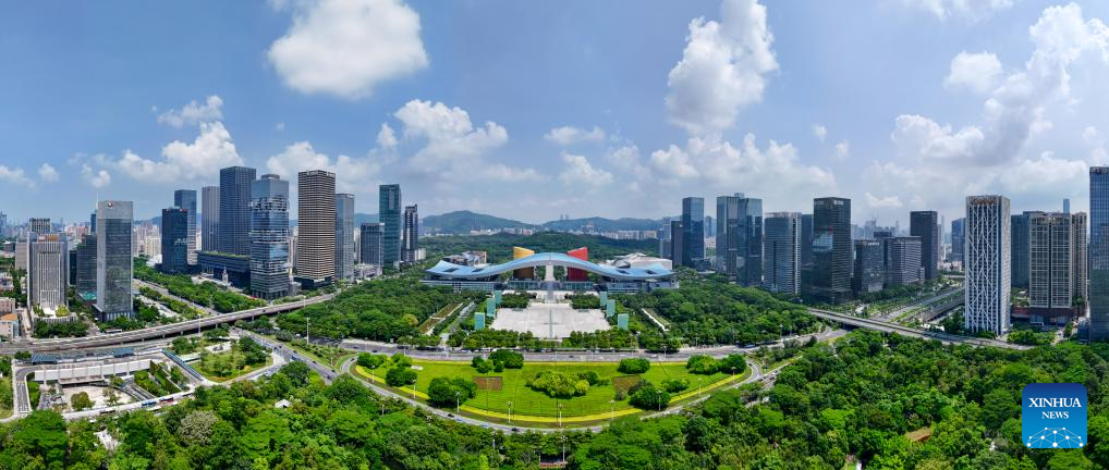 Aerial view of Guangdong-Hong Kong-Macao Greater Bay Area