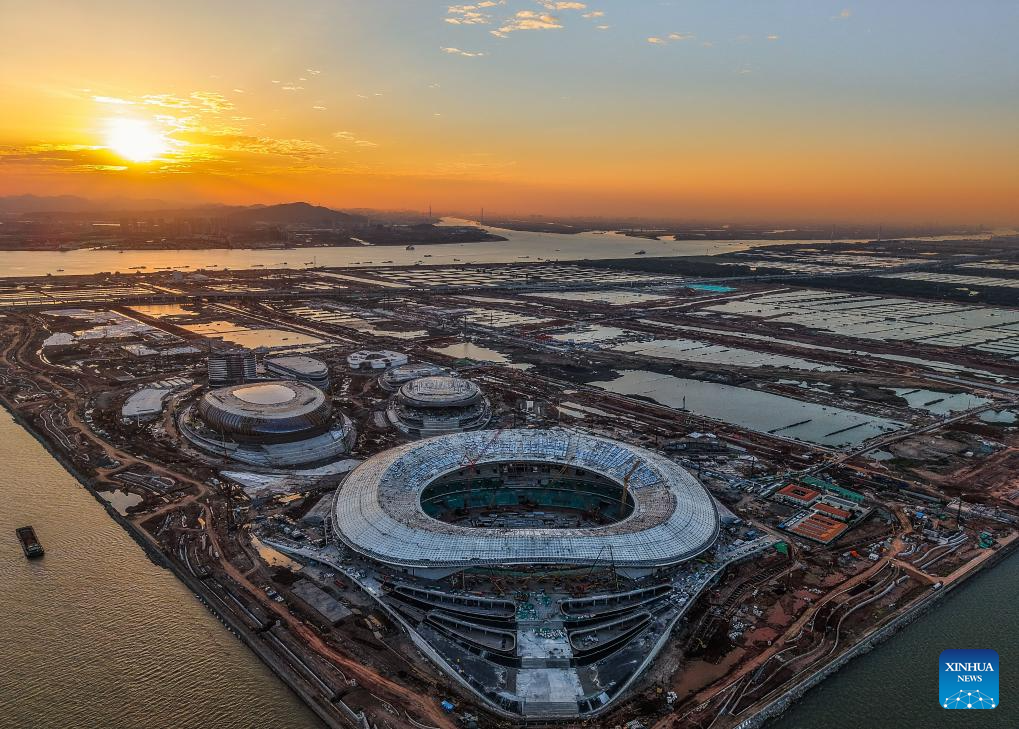 Aerial view of Guangdong-Hong Kong-Macao Greater Bay Area