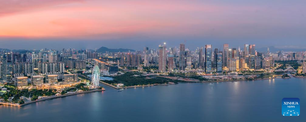 Aerial view of Guangdong-Hong Kong-Macao Greater Bay Area