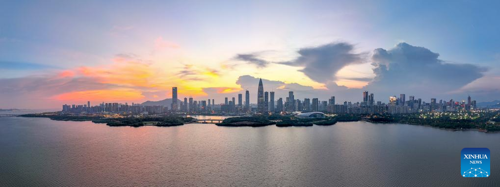 Aerial view of Guangdong-Hong Kong-Macao Greater Bay Area