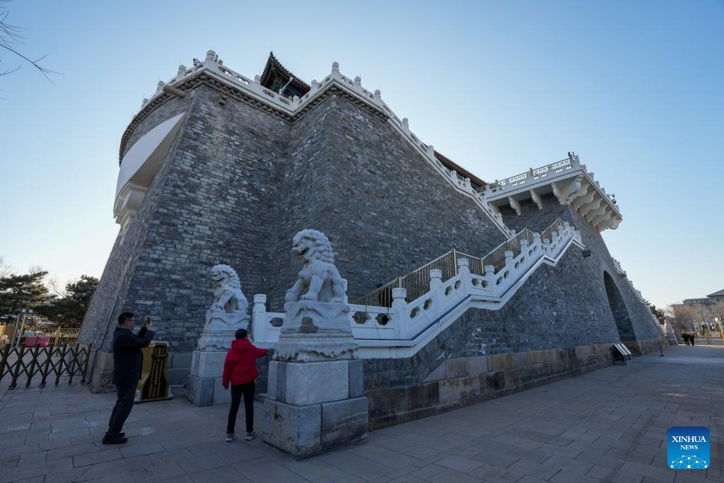 Zhengyangmen Archery Tower in Beijing reopens to public