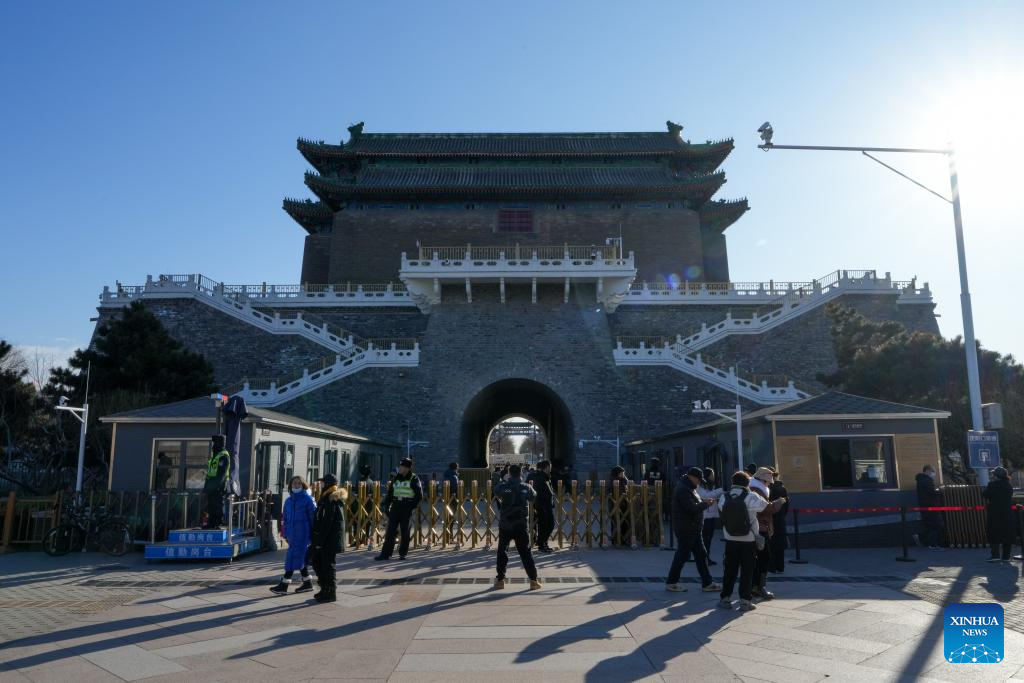 Zhengyangmen Archery Tower in Beijing reopens to public