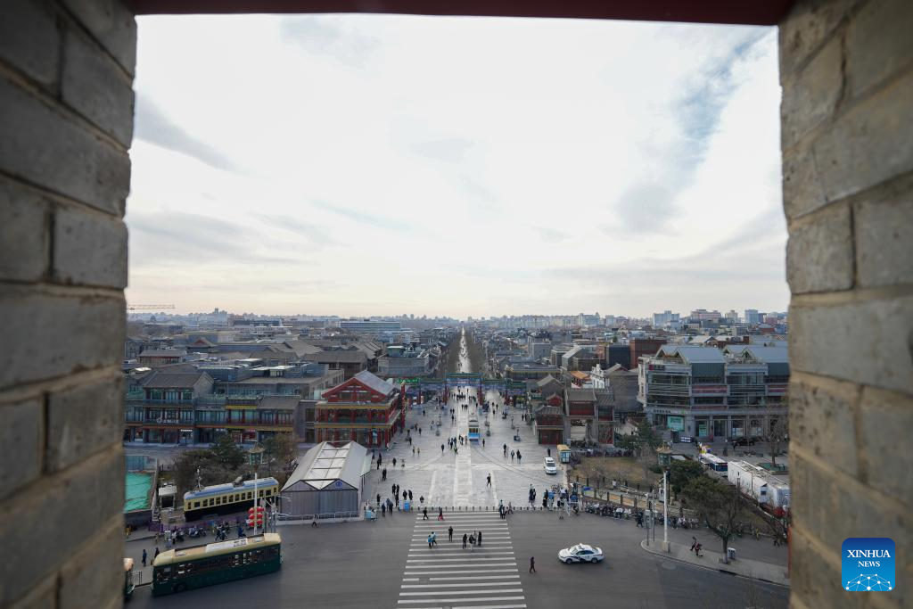 Zhengyangmen Archery Tower in Beijing reopens to public