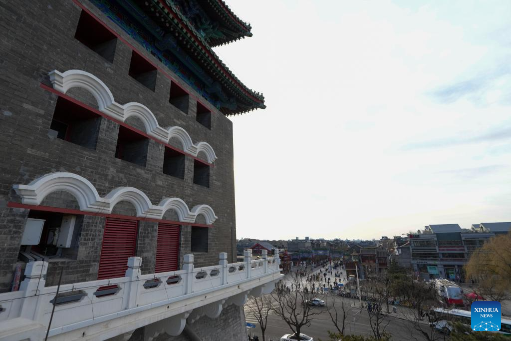 Zhengyangmen Archery Tower in Beijing reopens to public