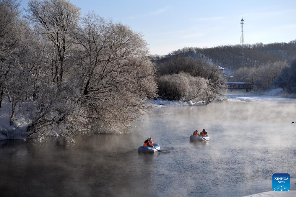 Scenery at scenic spot in Wudalianchi City of China's Heilongjiang