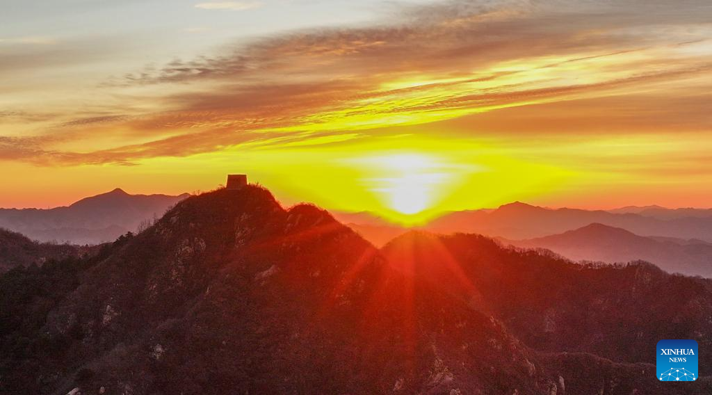 Sunrise scenery on New Year's Day across China