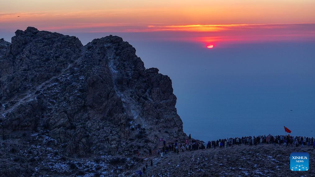 Sunrise scenery on New Year's Day across China