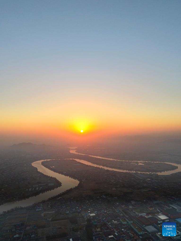 Sunrise scenery on New Year's Day across China