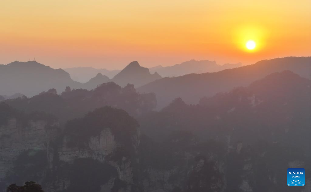 Sunrise scenery on New Year's Day across China