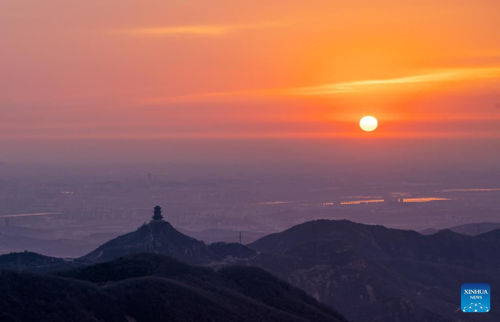 Sunrise scenery on New Year's Day across China