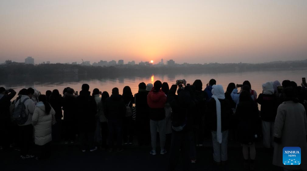 Sunrise scenery on New Year's Day across China