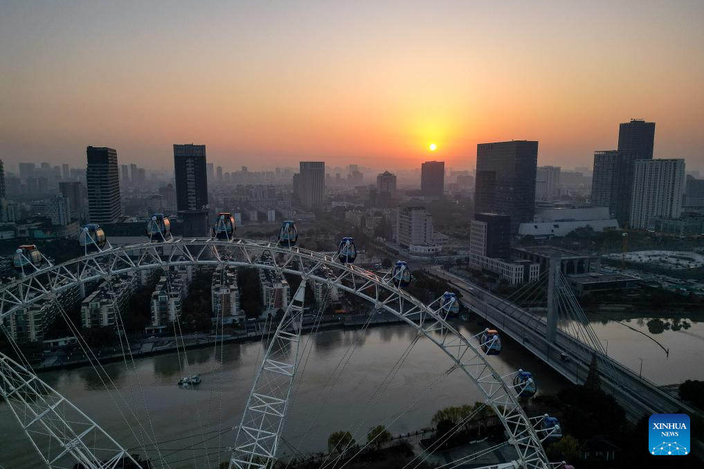 Sunrise scenery on New Year's Day across China