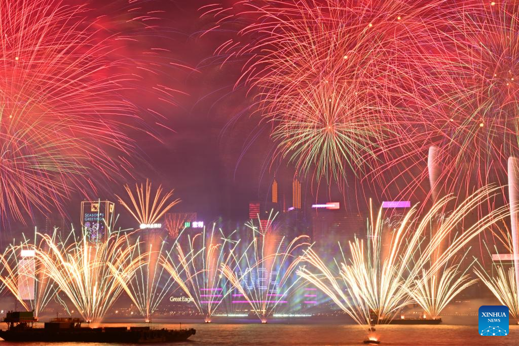 Celebration of new year held in Hong Kong