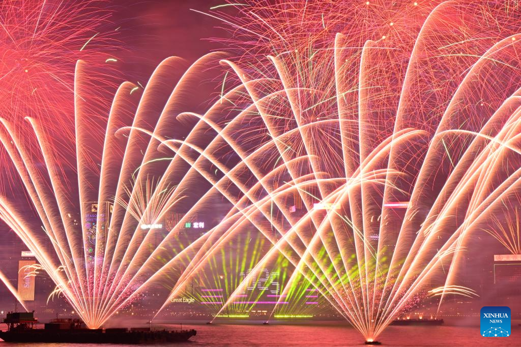 Celebration of new year held in Hong Kong