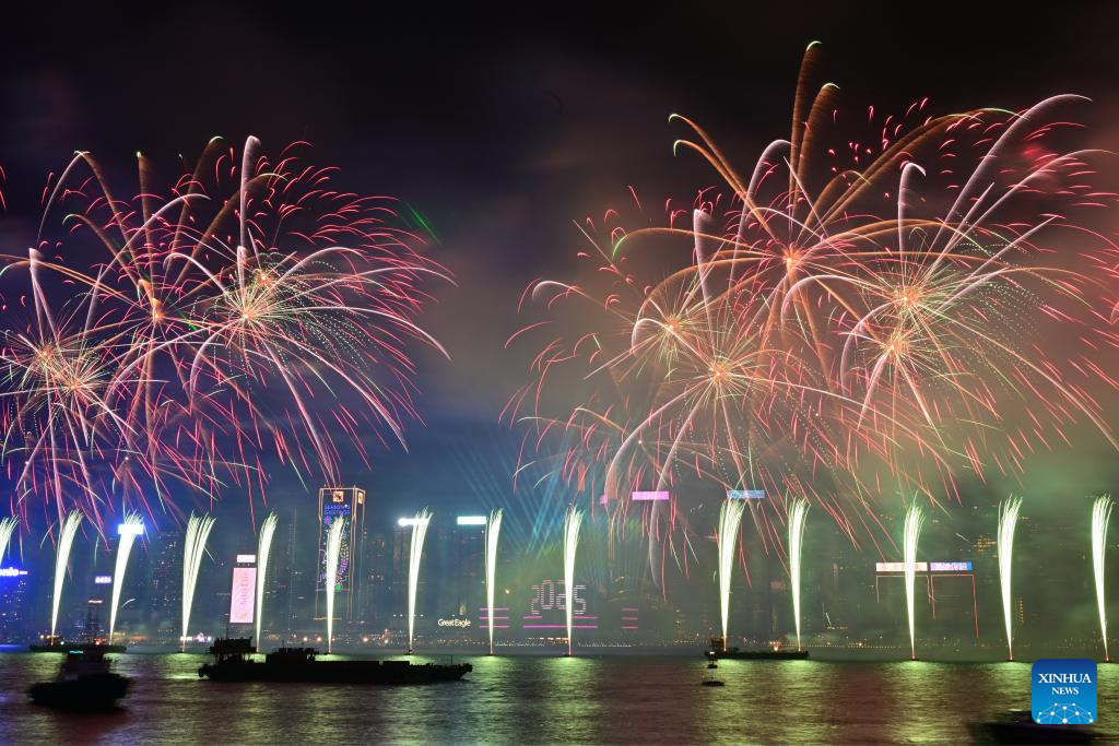 Celebration of new year held in Hong Kong