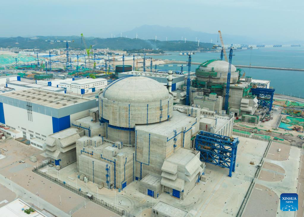 Zhangzhou nuclear power project under construction in China's Fujian